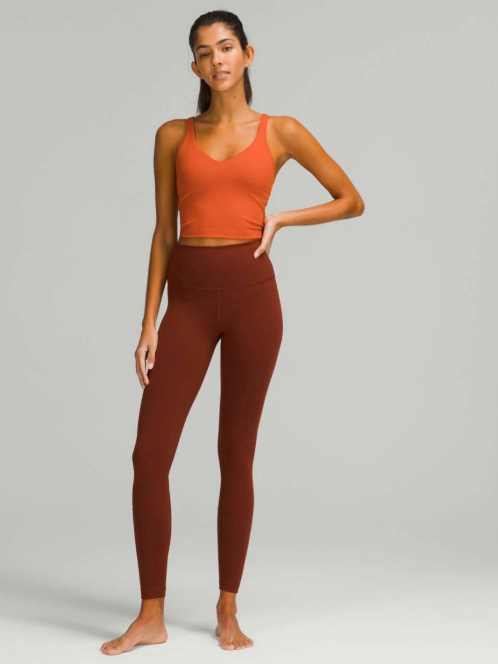 Lululemon align tank top in Canyon Orange